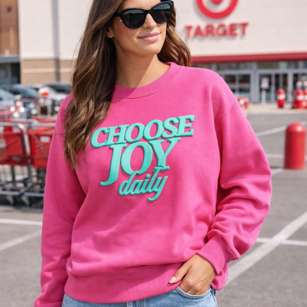 PUFF 'Choose Joy Daily' Signature Sweatshirt