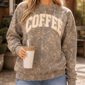 PUFF ‘COFFEE’ Camo Hideaway Crewneck