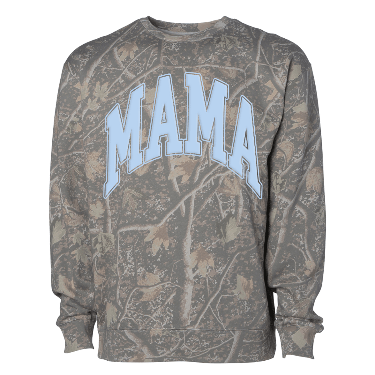 PUFF 'Mom Life' Camo Hideaway Crewneck