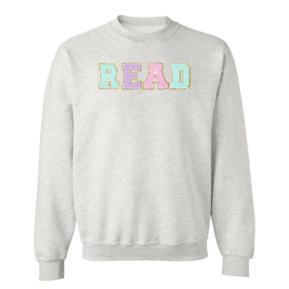 Read Letter Patch Crewneck Sweatshirt