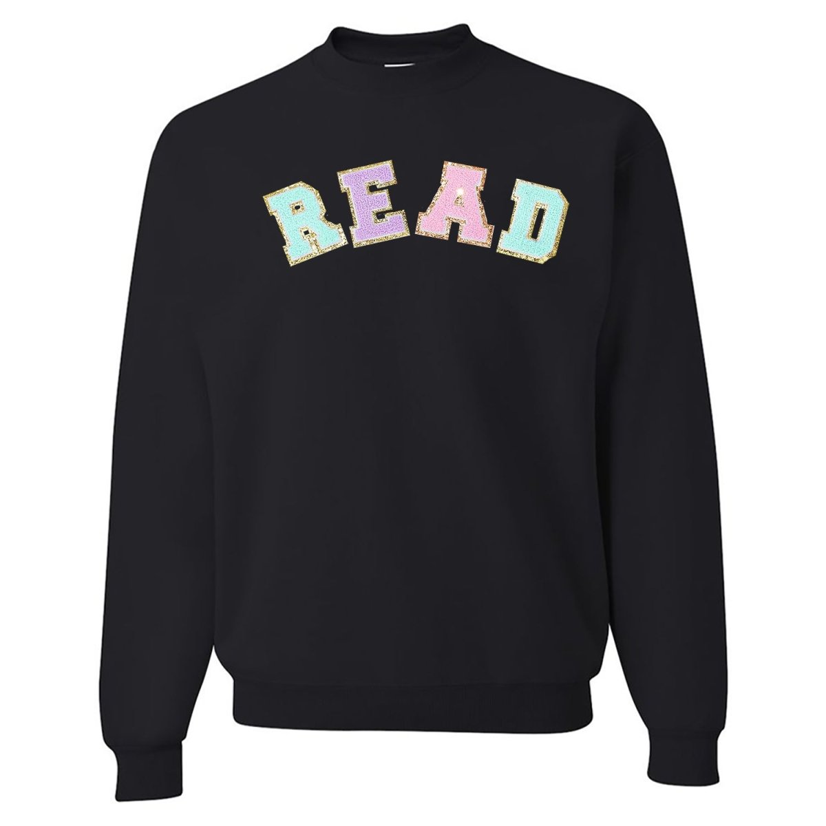 Read Letter Patch Crewneck Sweatshirt