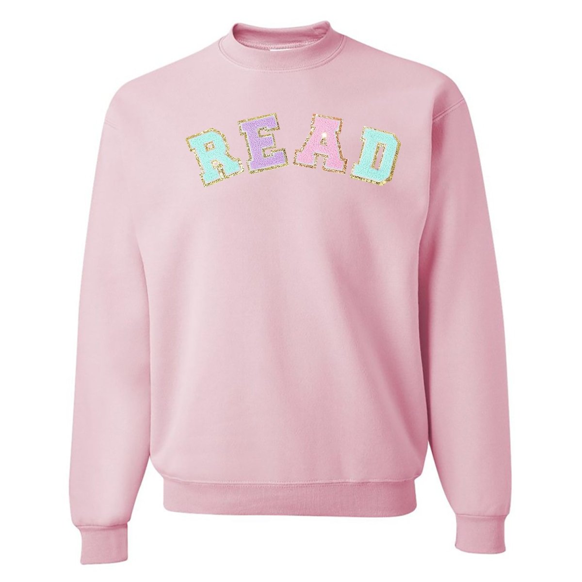 Read Letter Patch Crewneck Sweatshirt