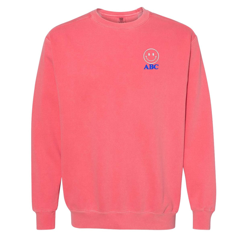 'Smiley Face' Comfort Colors Sweatshirt