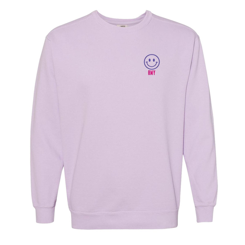 'Smiley Face' Comfort Colors Sweatshirt