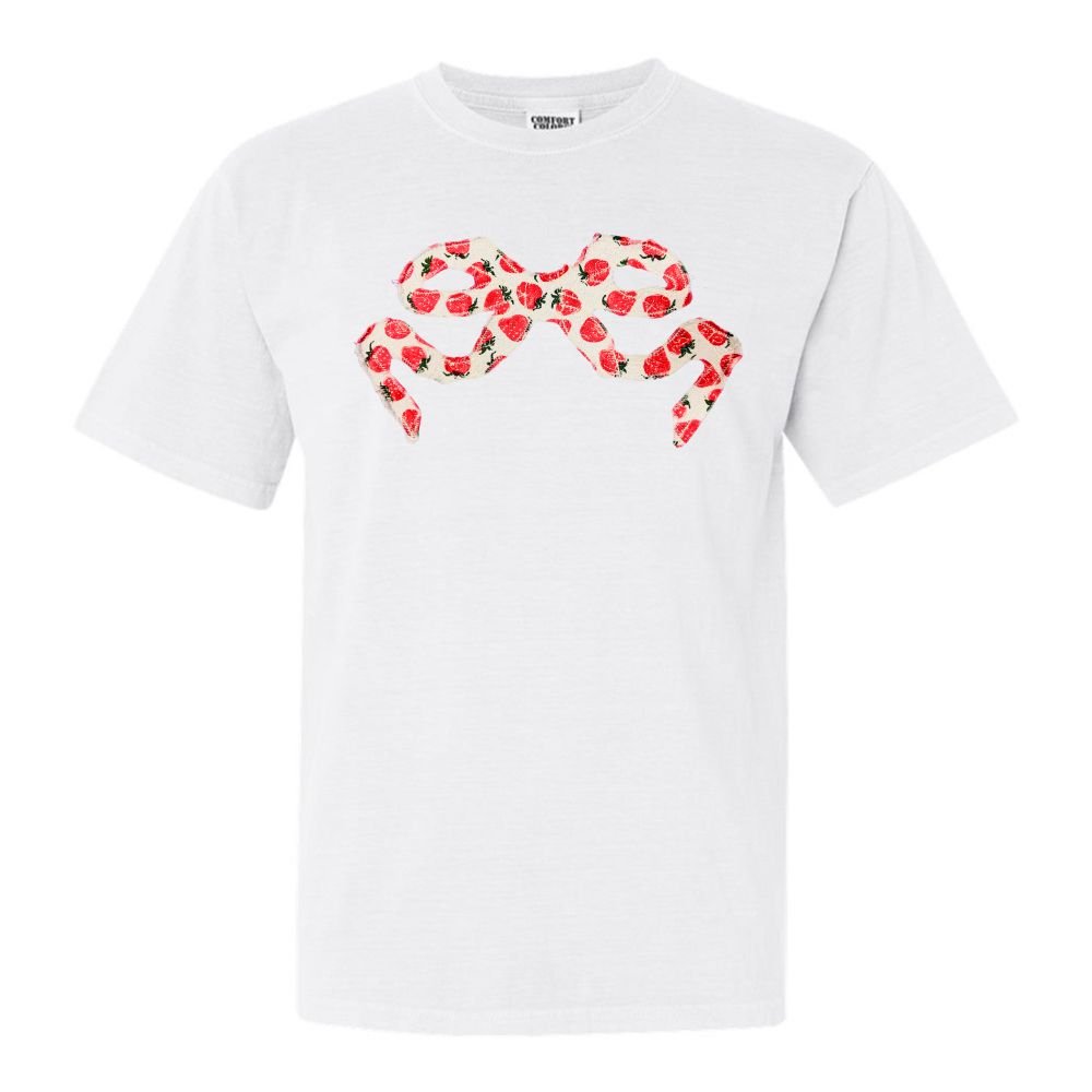 'Strawberry Charm' Appliqué Stitch T-Shirt