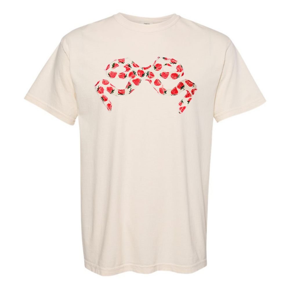 'Strawberry Charm' Appliqué Stitch T-Shirt