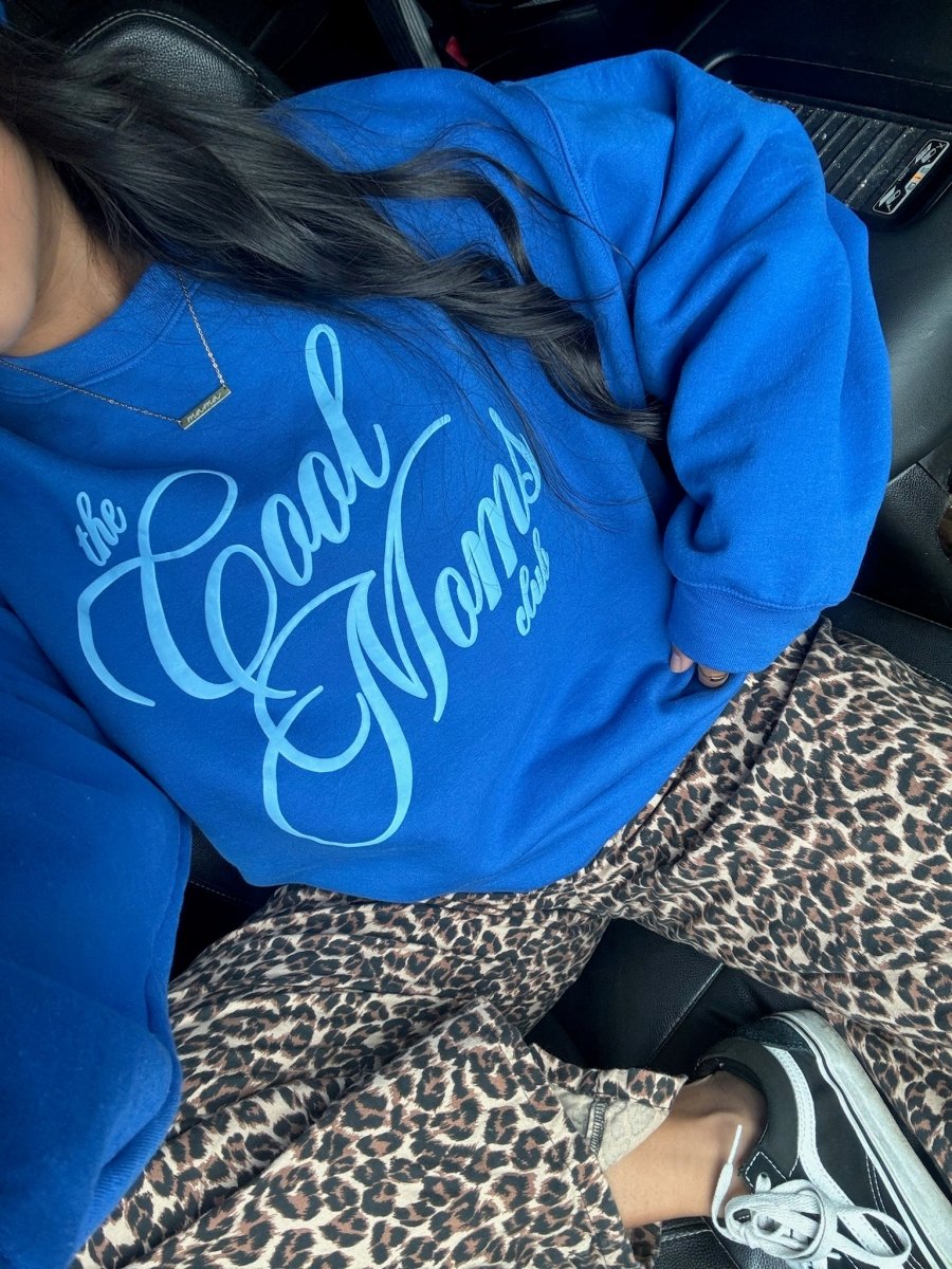 'The Cool Moms Club' PUFF Crewneck Sweatshirt
