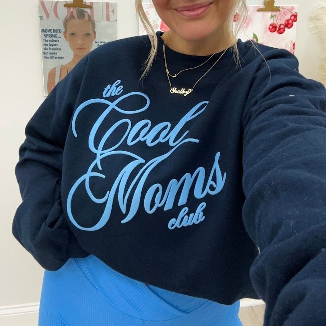 'The Cool Moms Club' PUFF Crewneck Sweatshirt