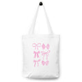'Watercolor Bows' Tote Bag